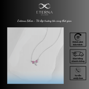 Dây Chuyền Bạc Eterna Silver Mặt Hình Bướm