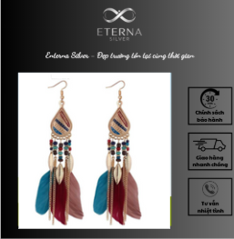 Đôi Khuyên tai " Thảo Nguyên Xanh " - Tiệm Bạc Eterna