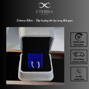 Đôi khuyên tai Ngôi Sao nhỏ Eterna Silver