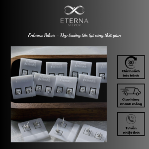 Đôi khuyên tai Thiều Nữ Eterna Siler